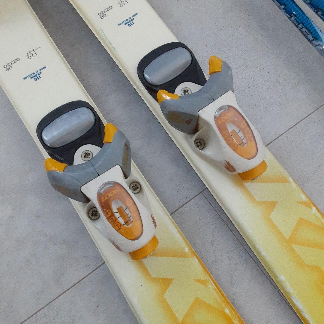 KAZAMAジュニア スキー4点セット110cm M201Jスキーブーツ20cm