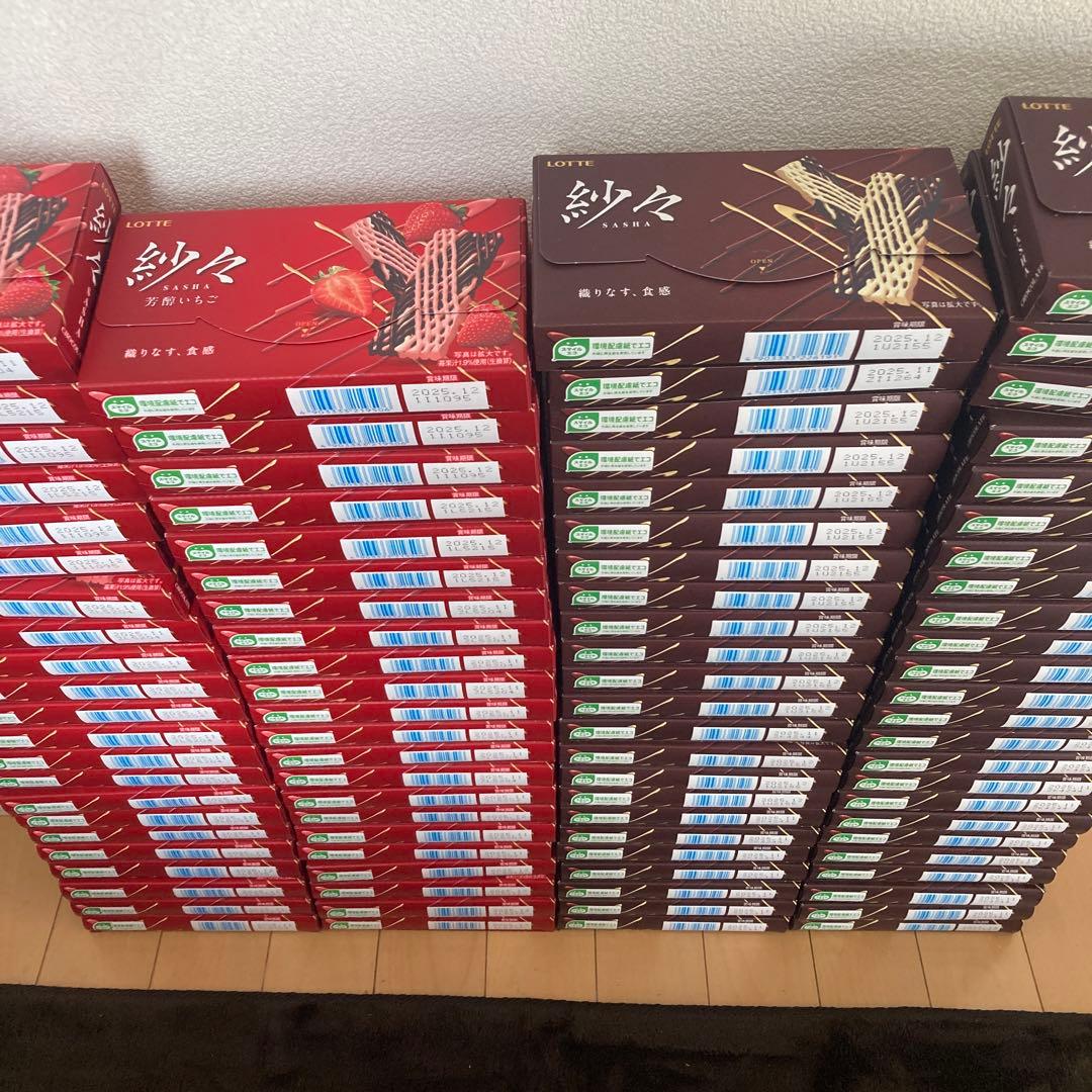 ロッテ 紗々 91個 まとめ売り
