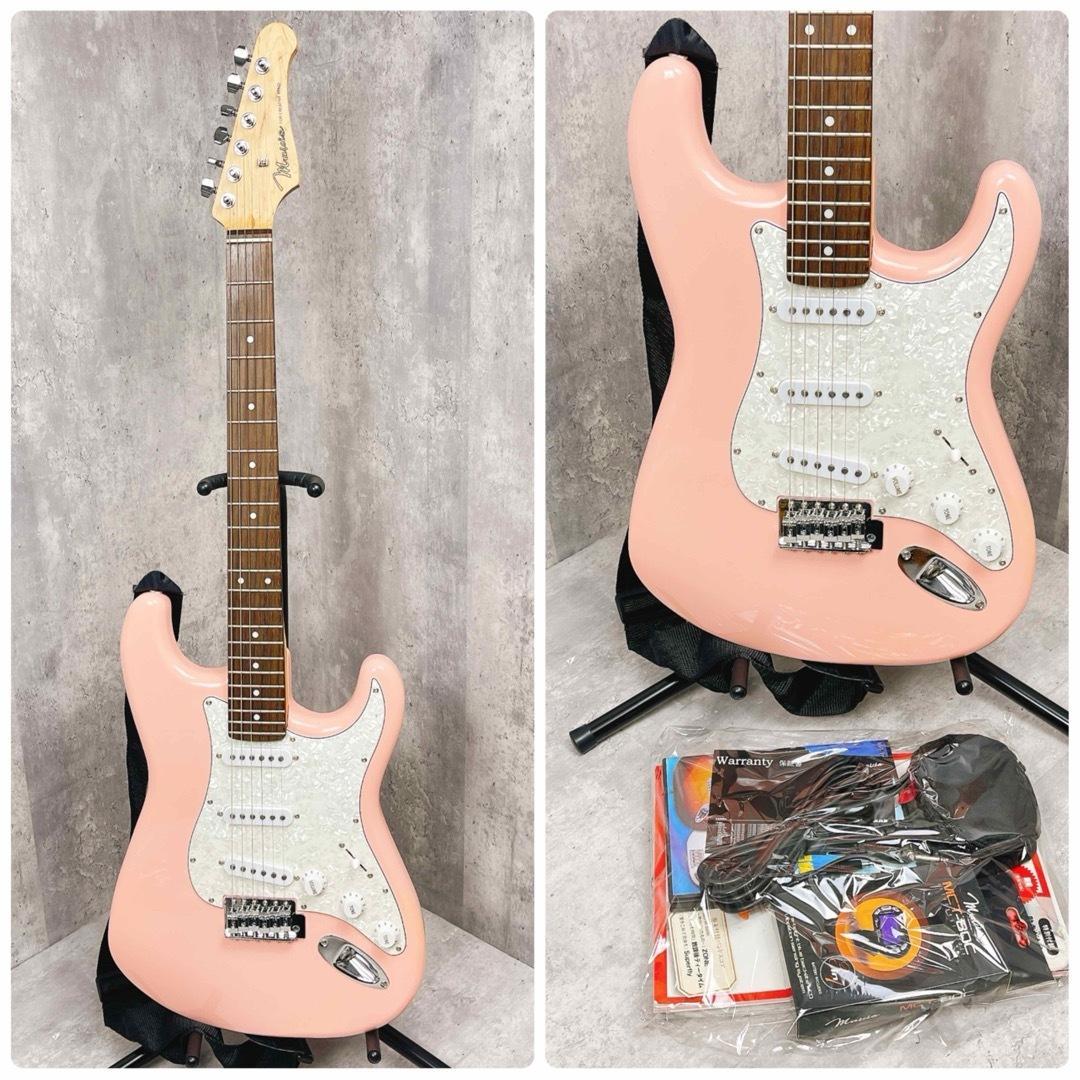 希少色　Mavis エレキギター ストラトキャスター ピンク　可愛い　初心者