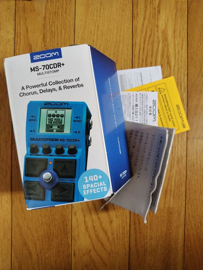 ほぼ未使用品 ZOOM MS-70CDR+ エフェクター マルチエフェクター