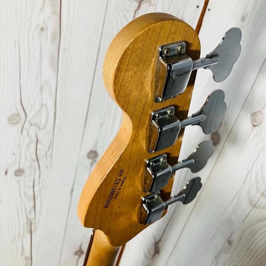 【希少】Squier by Fender J BASS エレキベース レッド