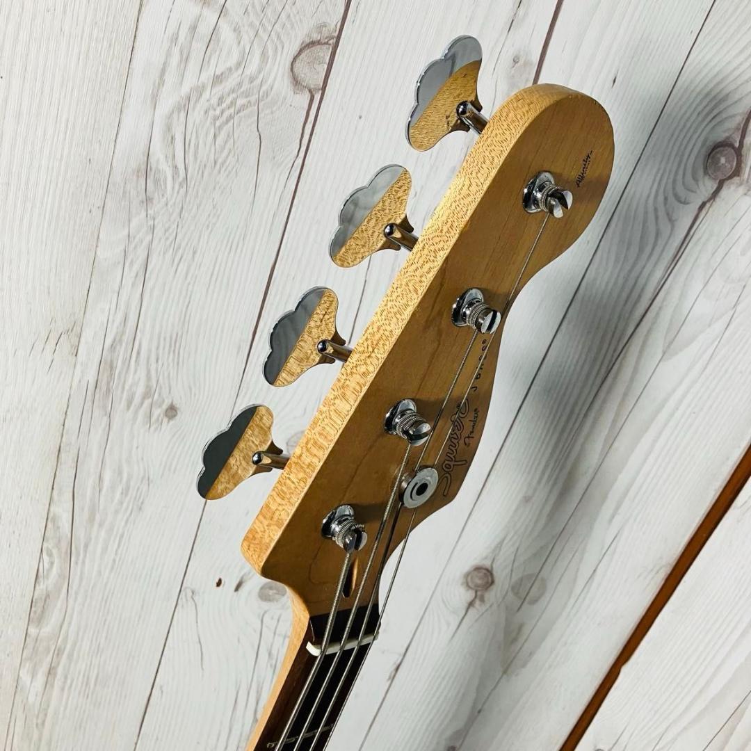 【希少】Squier by Fender J BASS エレキベース レッド
