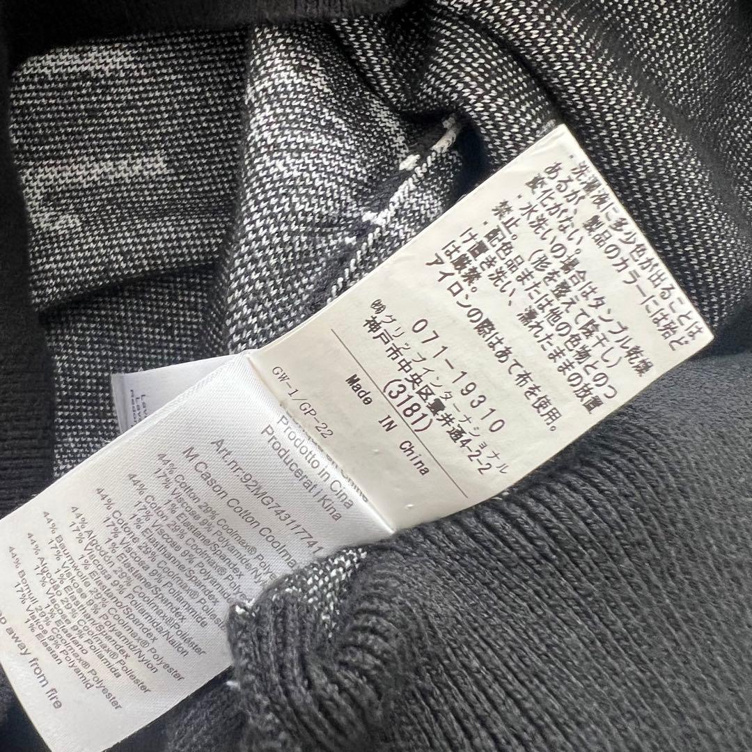 J.LINDEBERG ジェイリンドバーグ　ロゴ　メンズ　セーター　ニット　黒