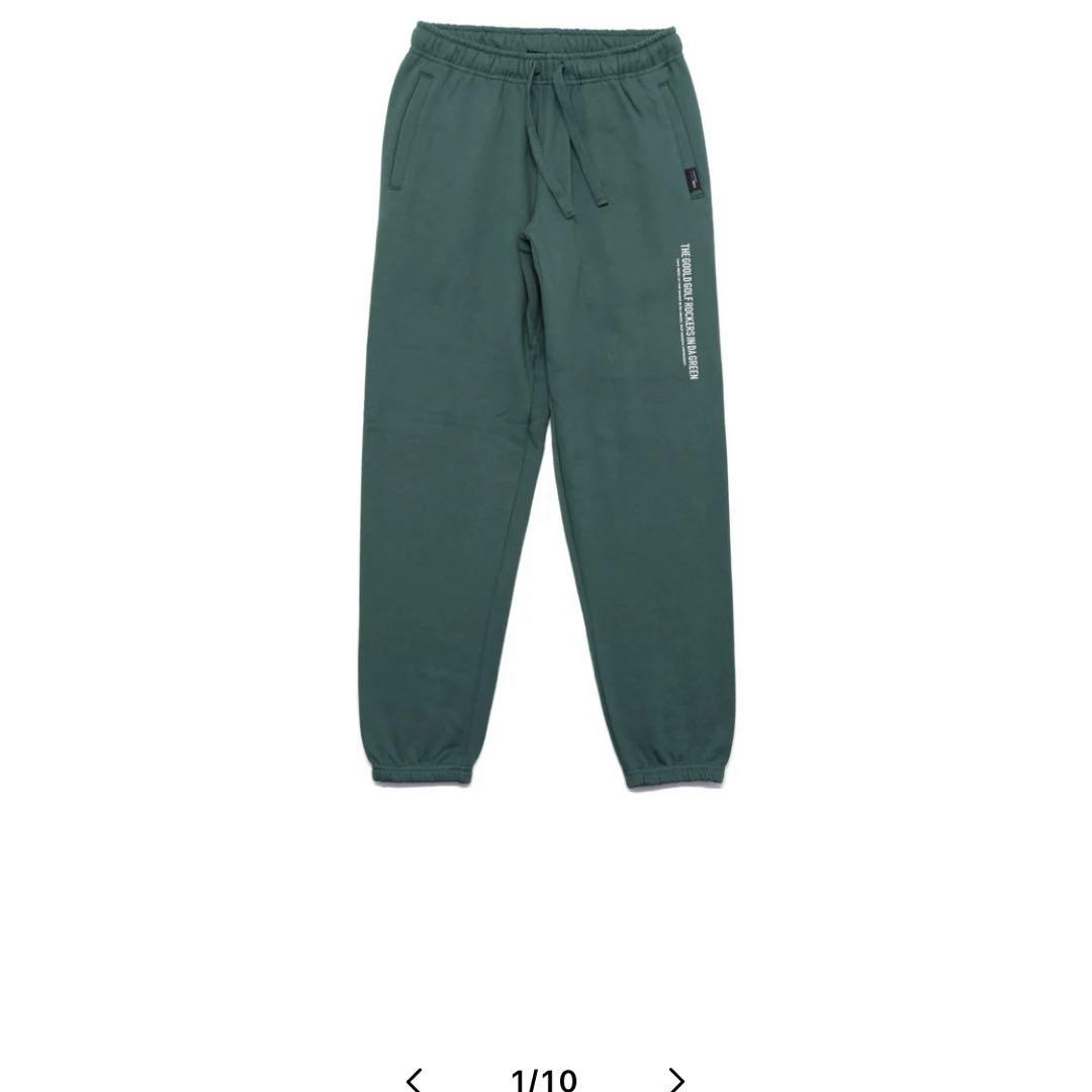 L goold golf rockers スネークフーディー セットアップ 緑