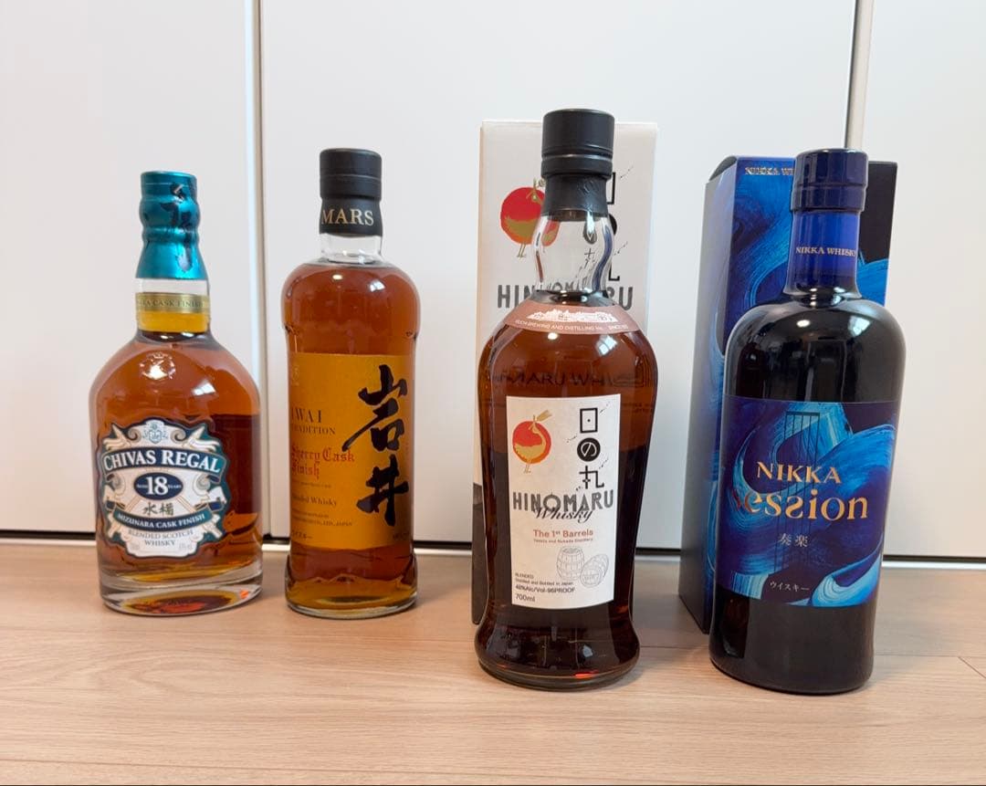 岩井シェリーカスク 他 ウイスキー4本セット【お値下げ不可】