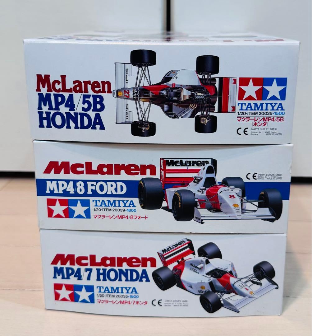 モ*う様 【未組立】タミヤ　マクラーレン　ホンダ　フォード　3台セット　　1/2