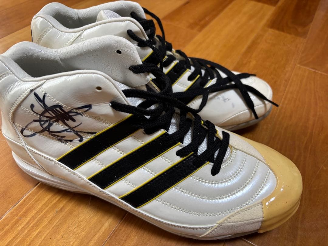 adidas スパイク サイン入り 66