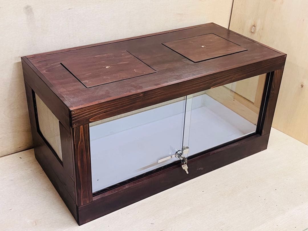 RepBox 900 Ver.2 木製ケージ 天板取り外し式　スライドロック付