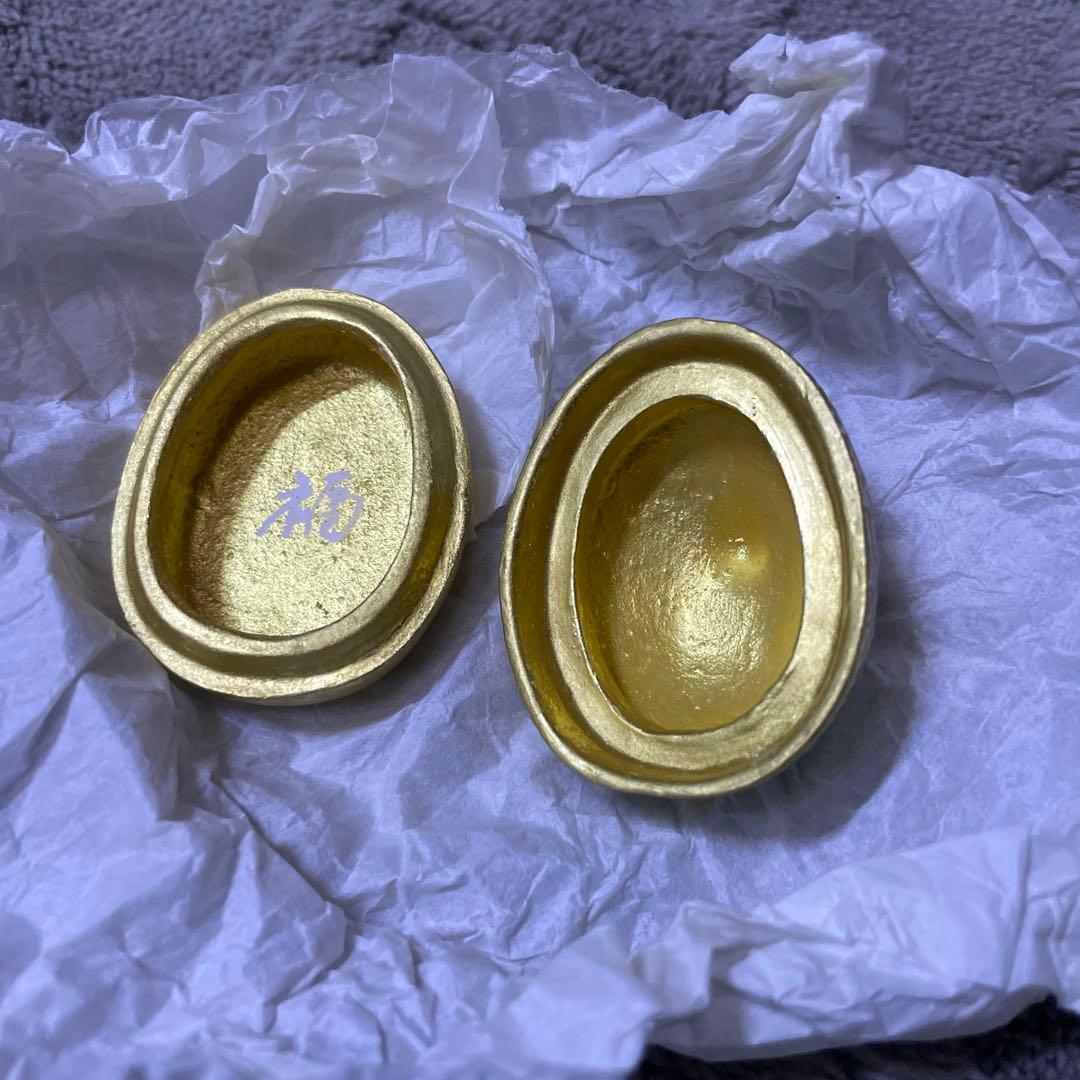 中村信喬　香合　金鶴　未使用