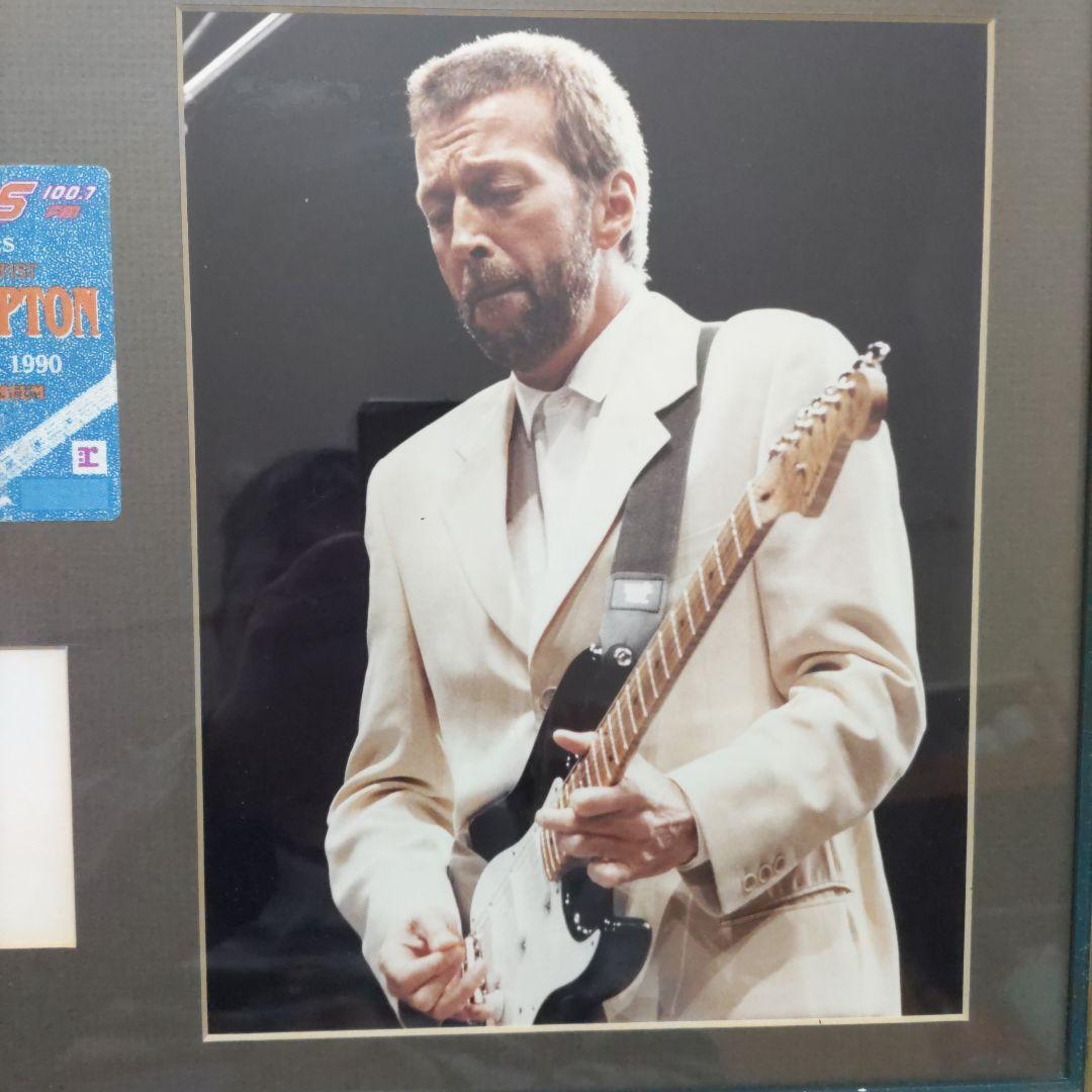☕ERIC CLAPTON 直筆サイン　フォトフレ－ム
