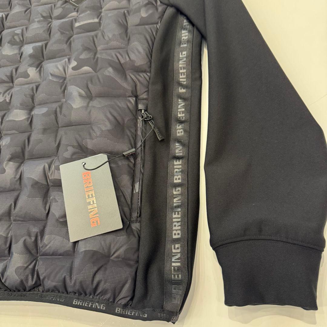新品　BRIEFING　正規品　ハイブリッドダウン CREWNECK