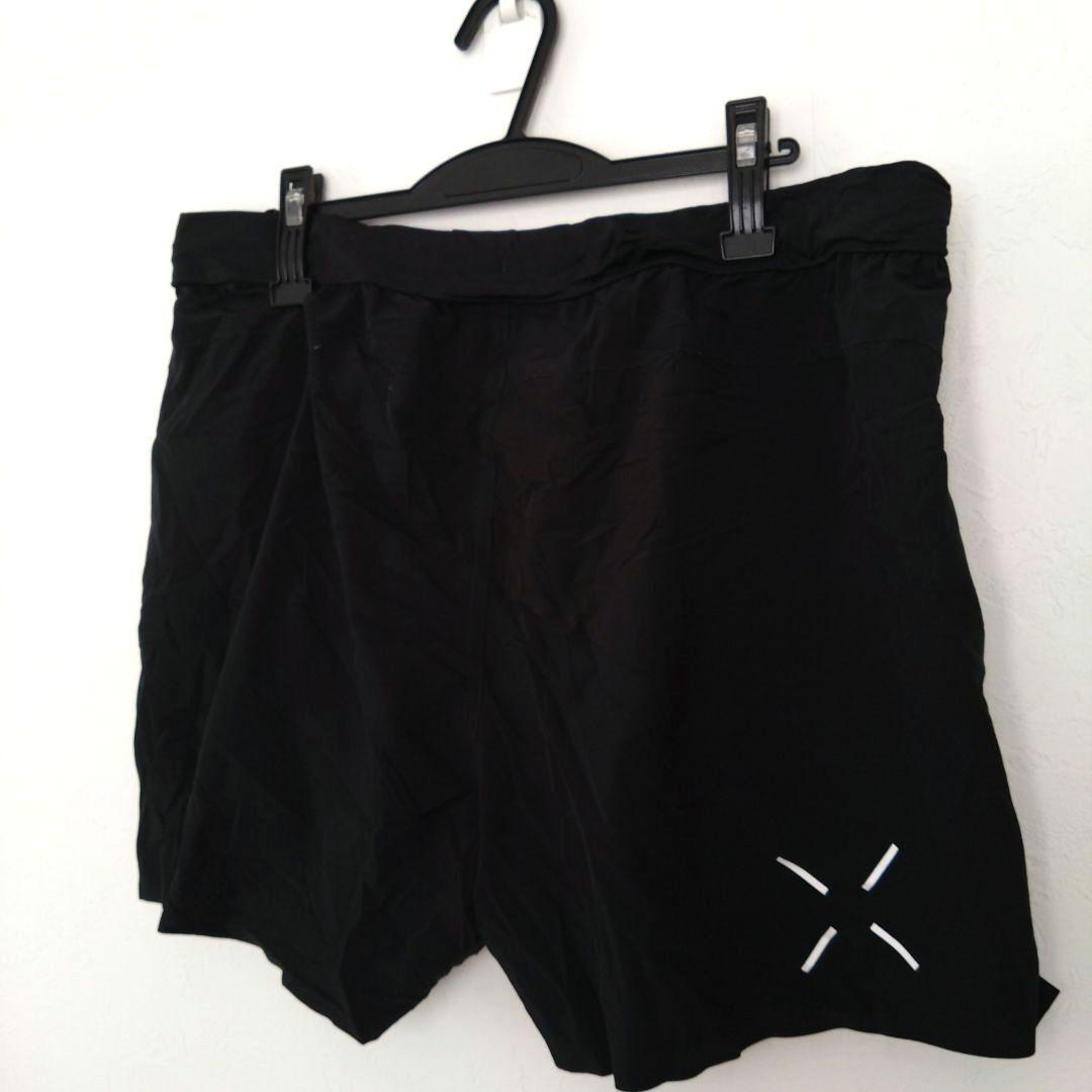 ✨希少【2XL】 ショートパンツ 黒 速乾　Ten Thousand　筋トレ