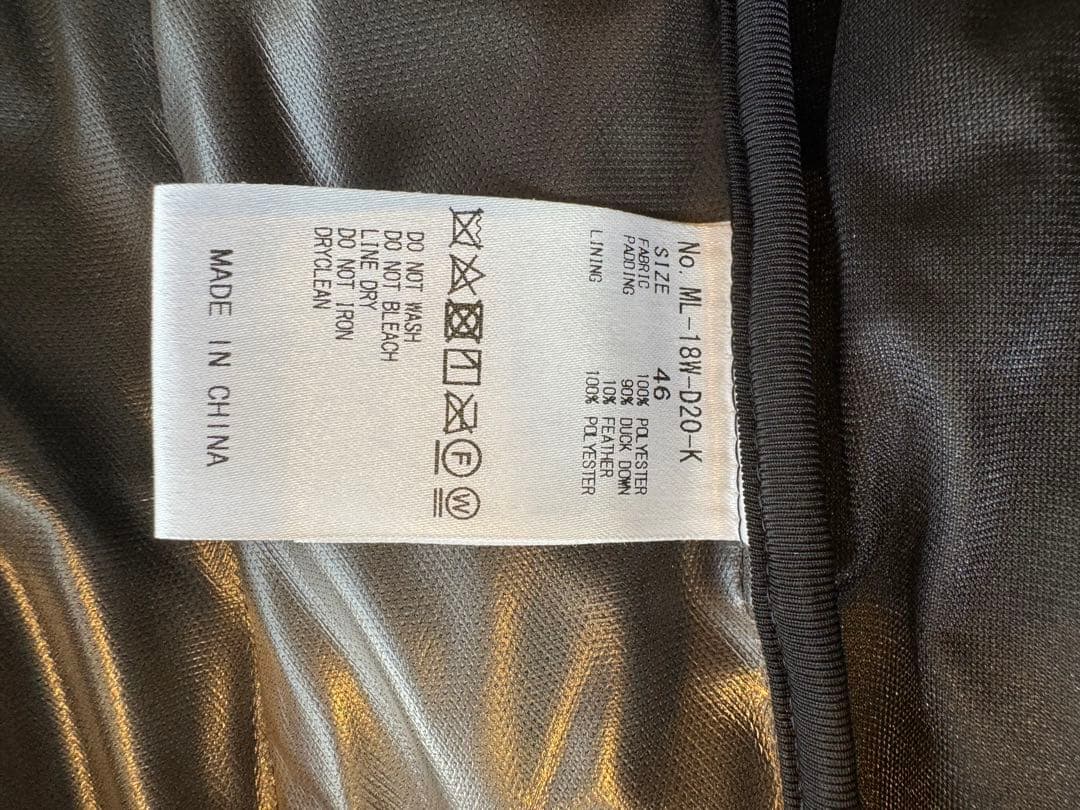 マークアンドロナ　MARK&LONA ダウンジャケット　ゴルフウェア　2way