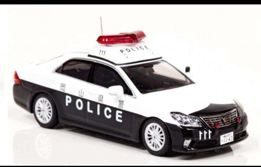 1/43 RAI'S クラウン 2011 岡山県警察生活安全部機動警ら隊車両