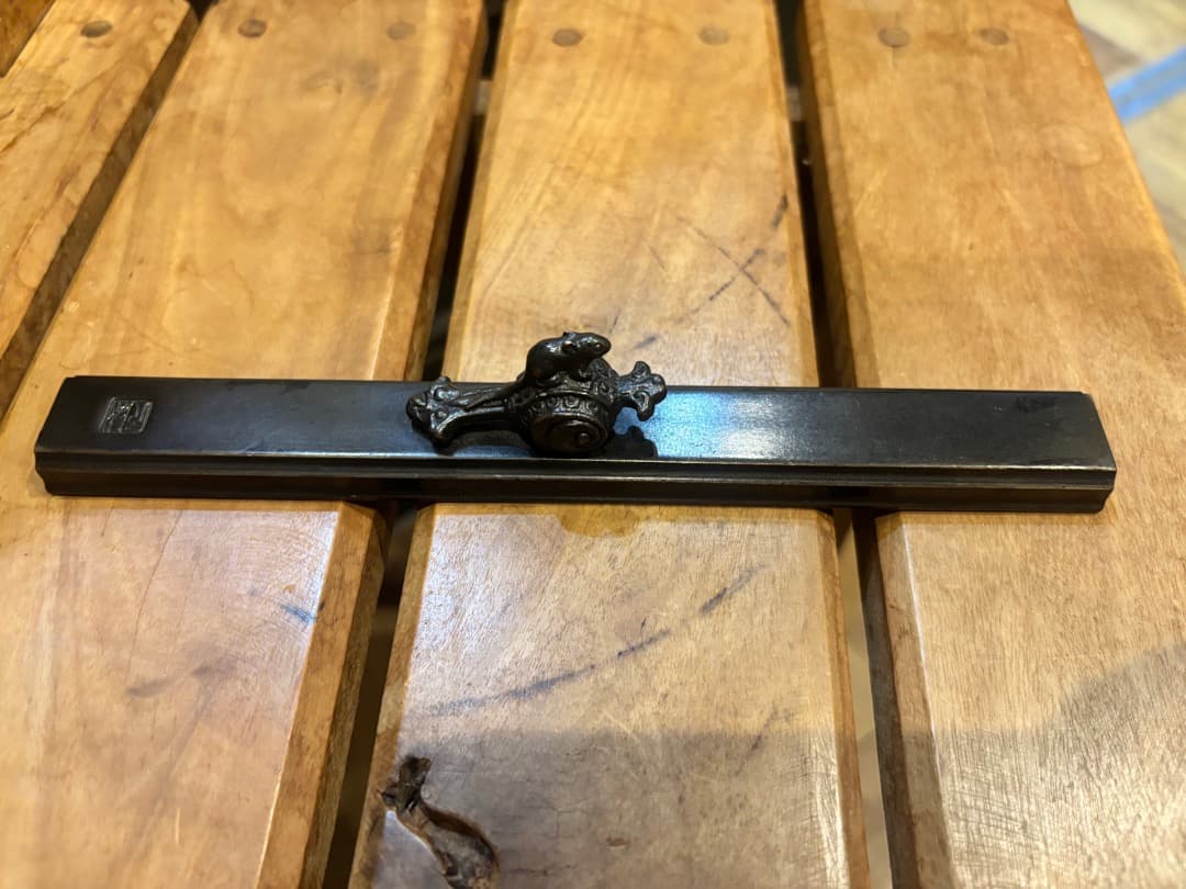 文鎮　高岡銅器　小槌　ねずみ　二上元威