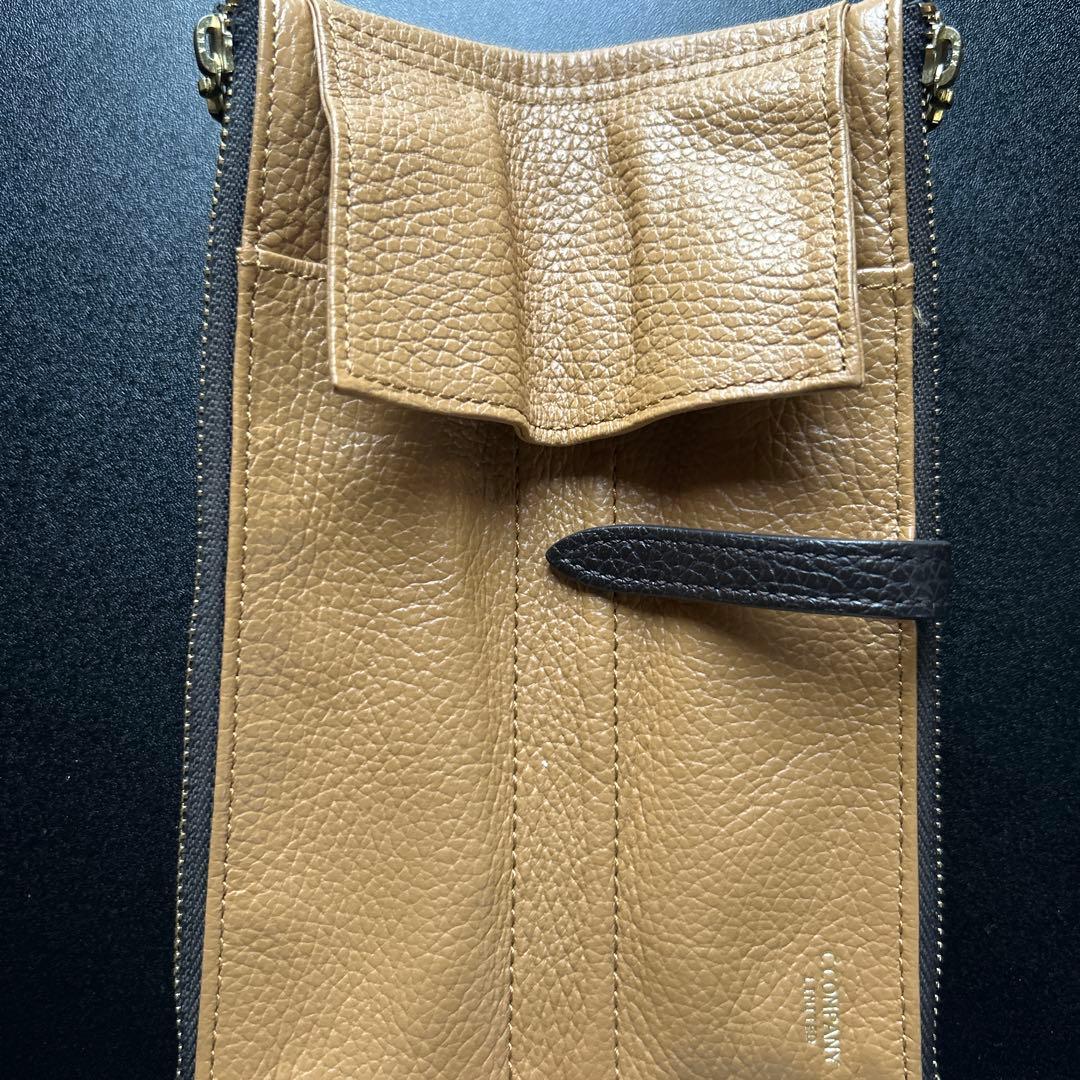 c company ルポペンケース　ダークブラウン レザー 筆箱