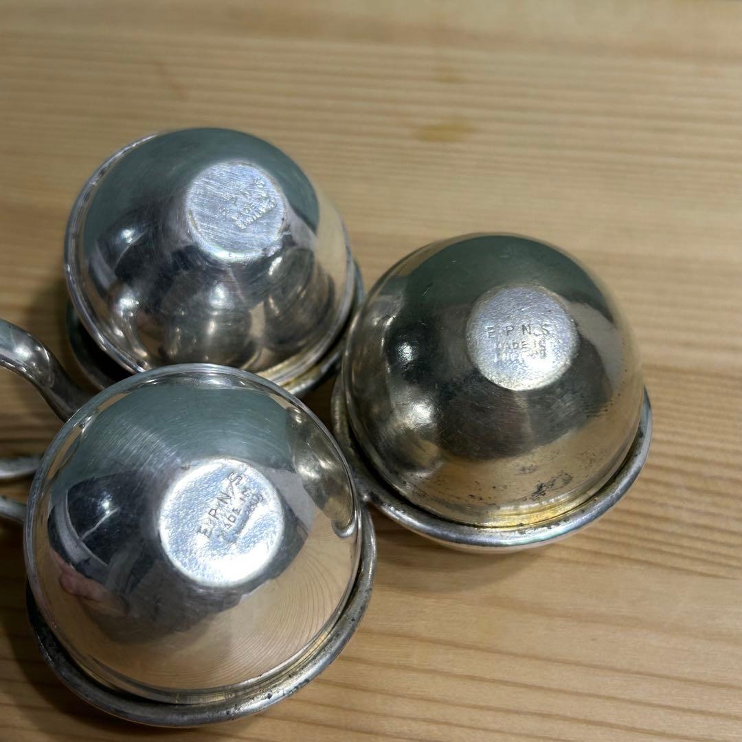 イギリス製アンティーク　調味料入れ　シルバープレート