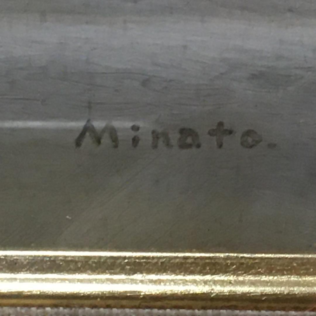 『グラスのほおずき』 故・港 信夫 先生作 4号 銀座 三越 にて購入 値引可能