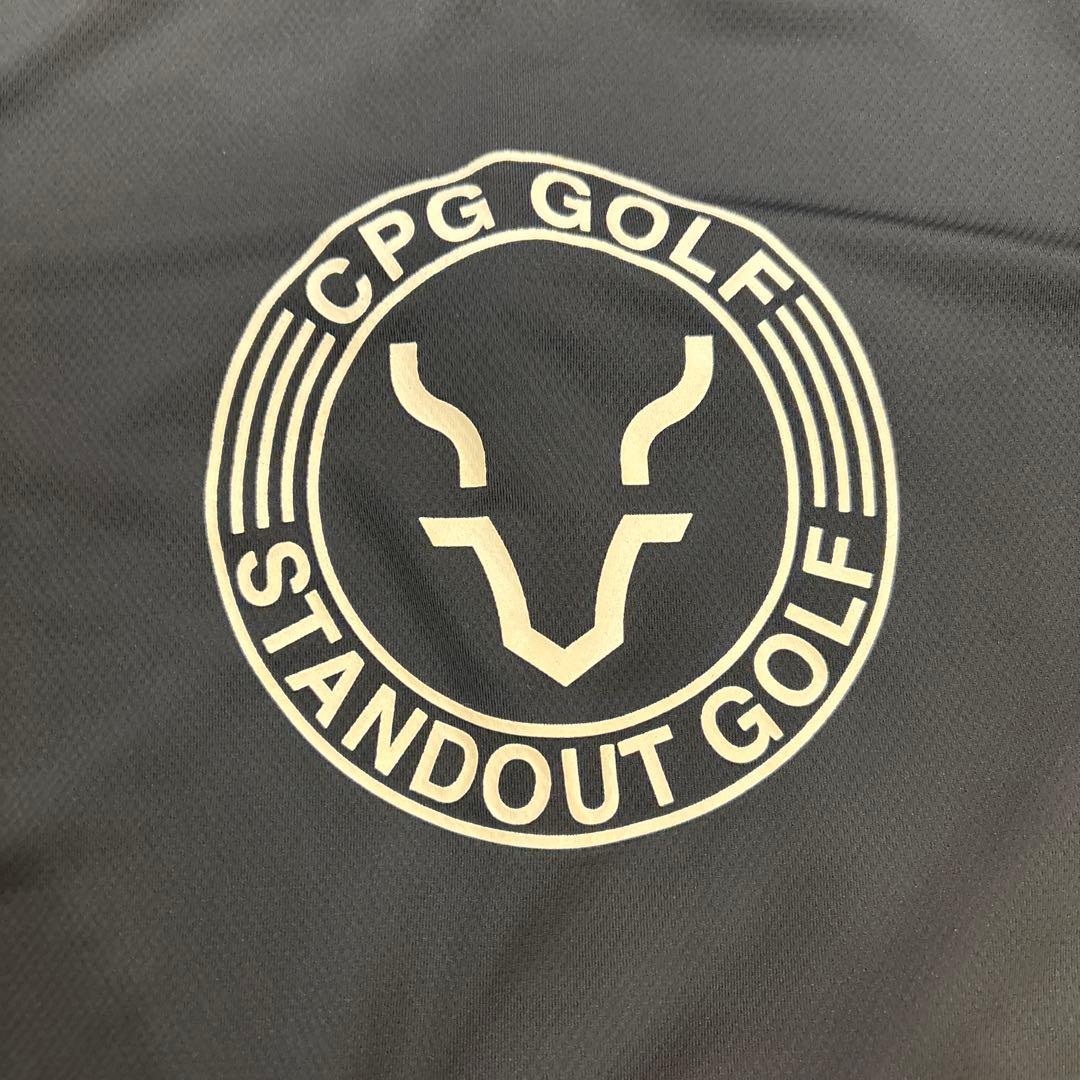 CPG GOLF 黒 スタンドアップカラー モックネック