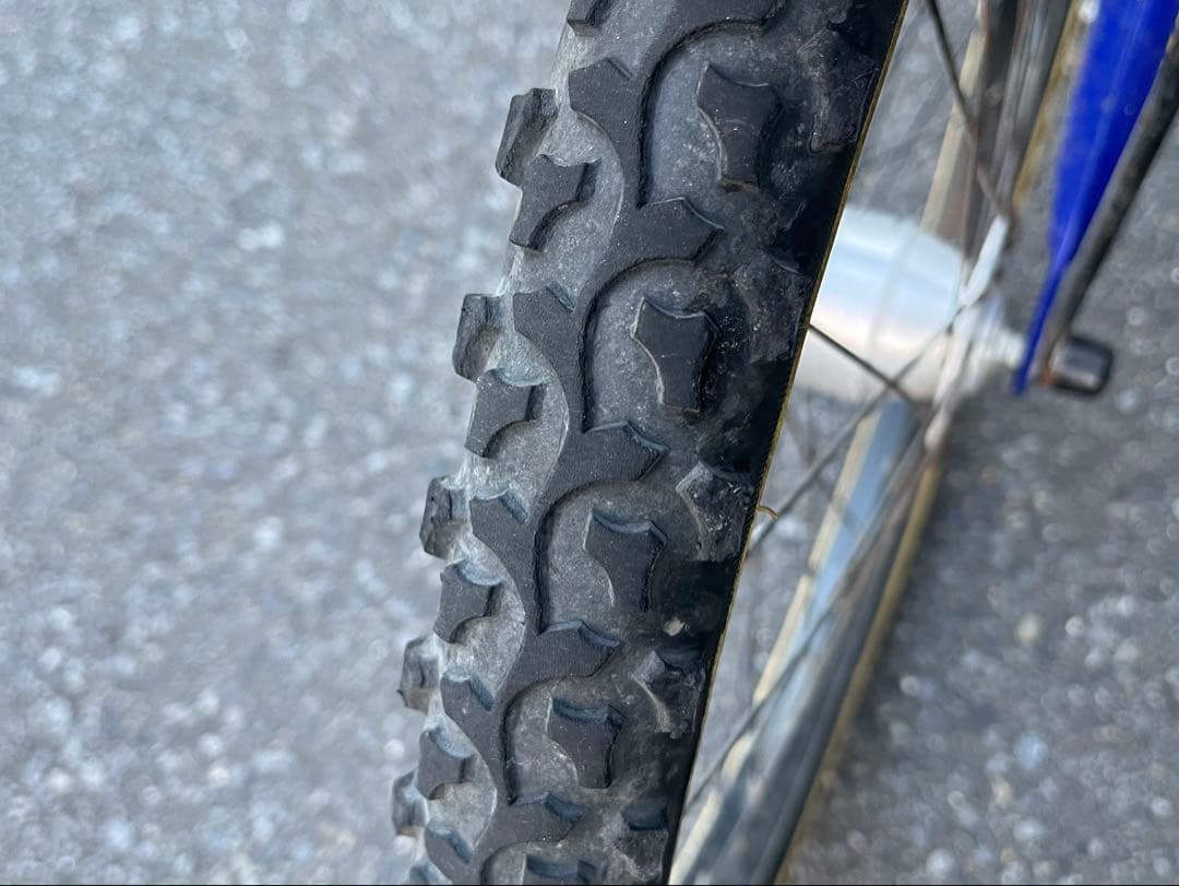 M*i様 中古LEDオートライト6段変速子ども自転車★22インチ★シルバー※配達