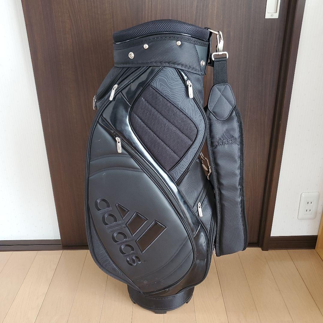 adidas ブラック キャディバッグ