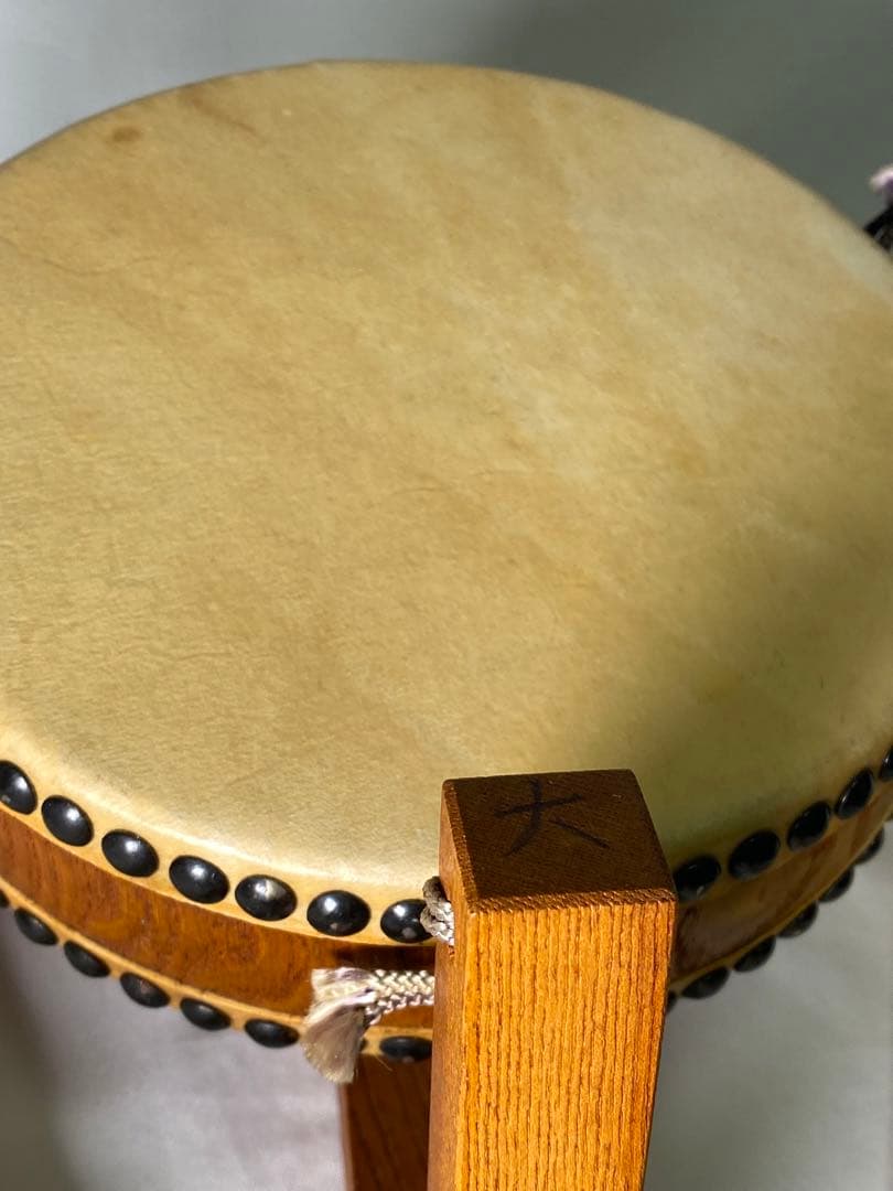 ２１５５❣️ 民謡平太鼓　ミニ　台付　2セット