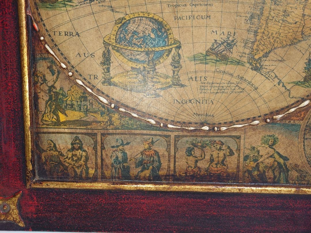 地球 地図 飾り ディスプレイ アンティーク レトロ ヴィンテー ビンテージ