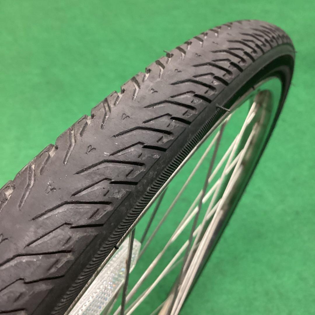 ステンレス　リム&スポーク　前輪 27x1-3/8 ハブダイナモ j2端子　27