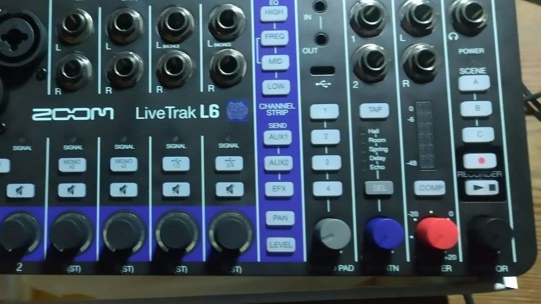 ZOOM LiveTrak L6 デジタルミキサー
