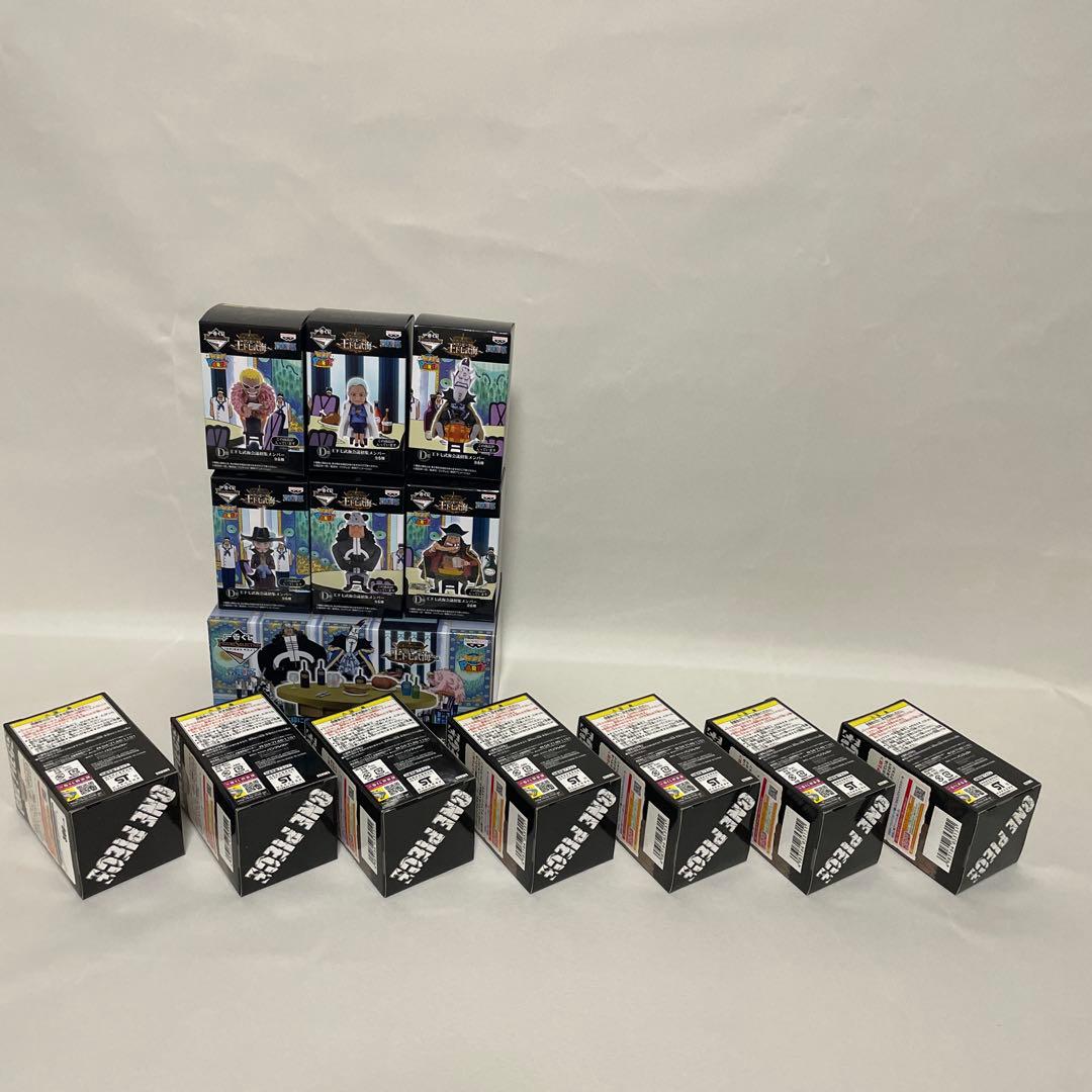 ワンピースワールドコレクタブルフィギュア　一番くじ　王下七武海セット