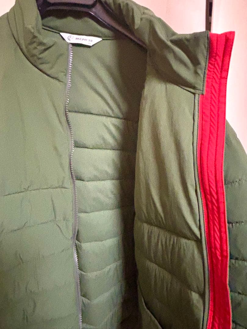 【超美品】and per se アンパスィ オリーブグリーンジャケットLL