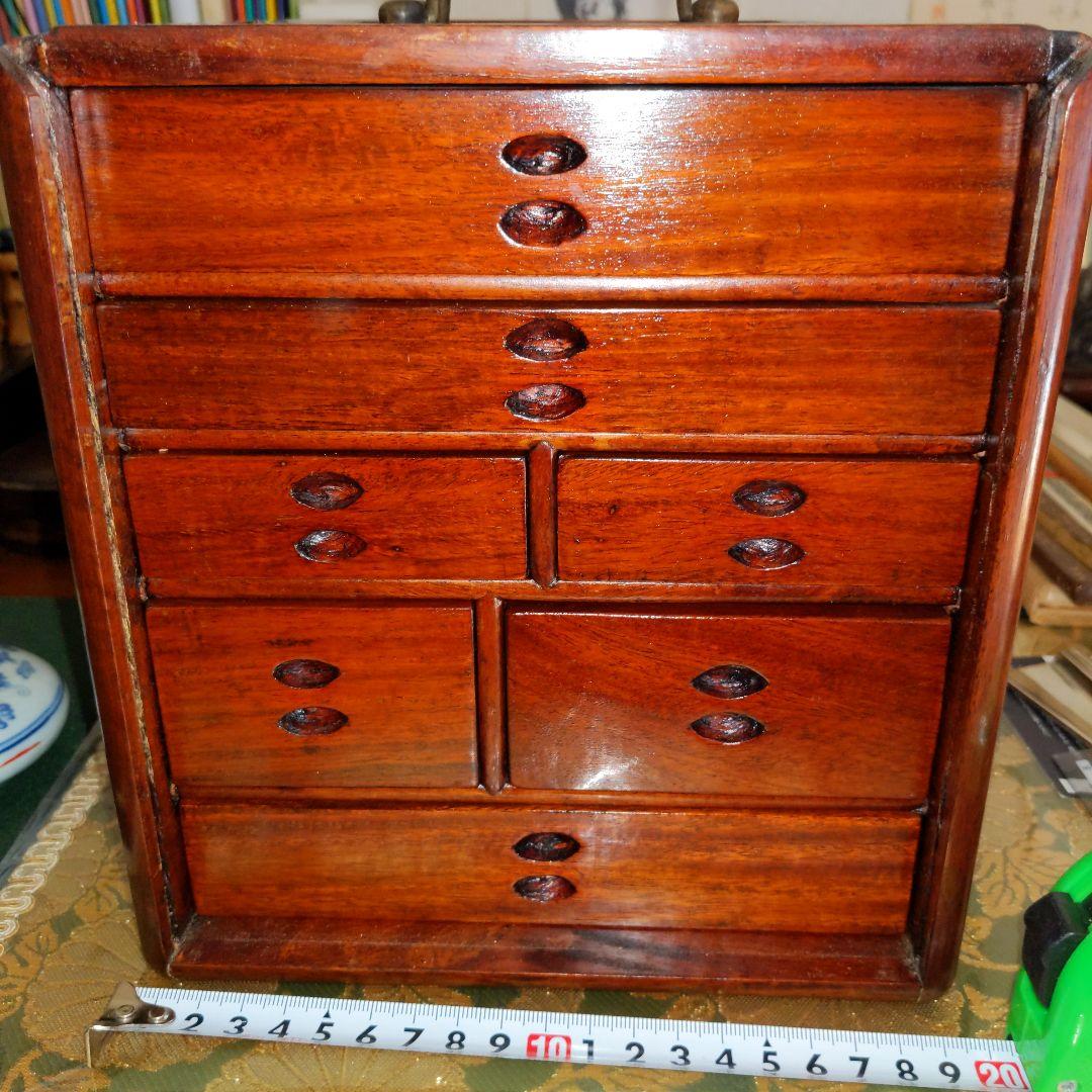 【最終価格】 書道篆刻　唐木　印箪笥