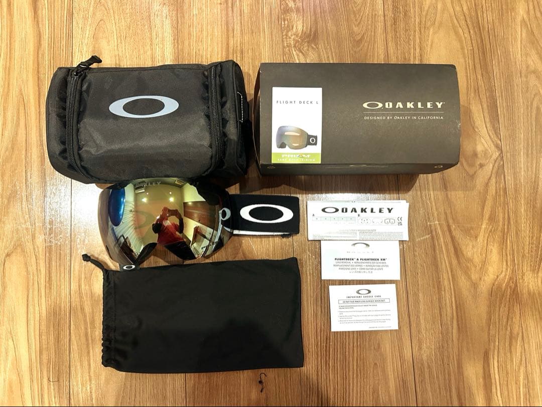 OAKLEY FLIGHT DECK L プリズム SAGE GOLD