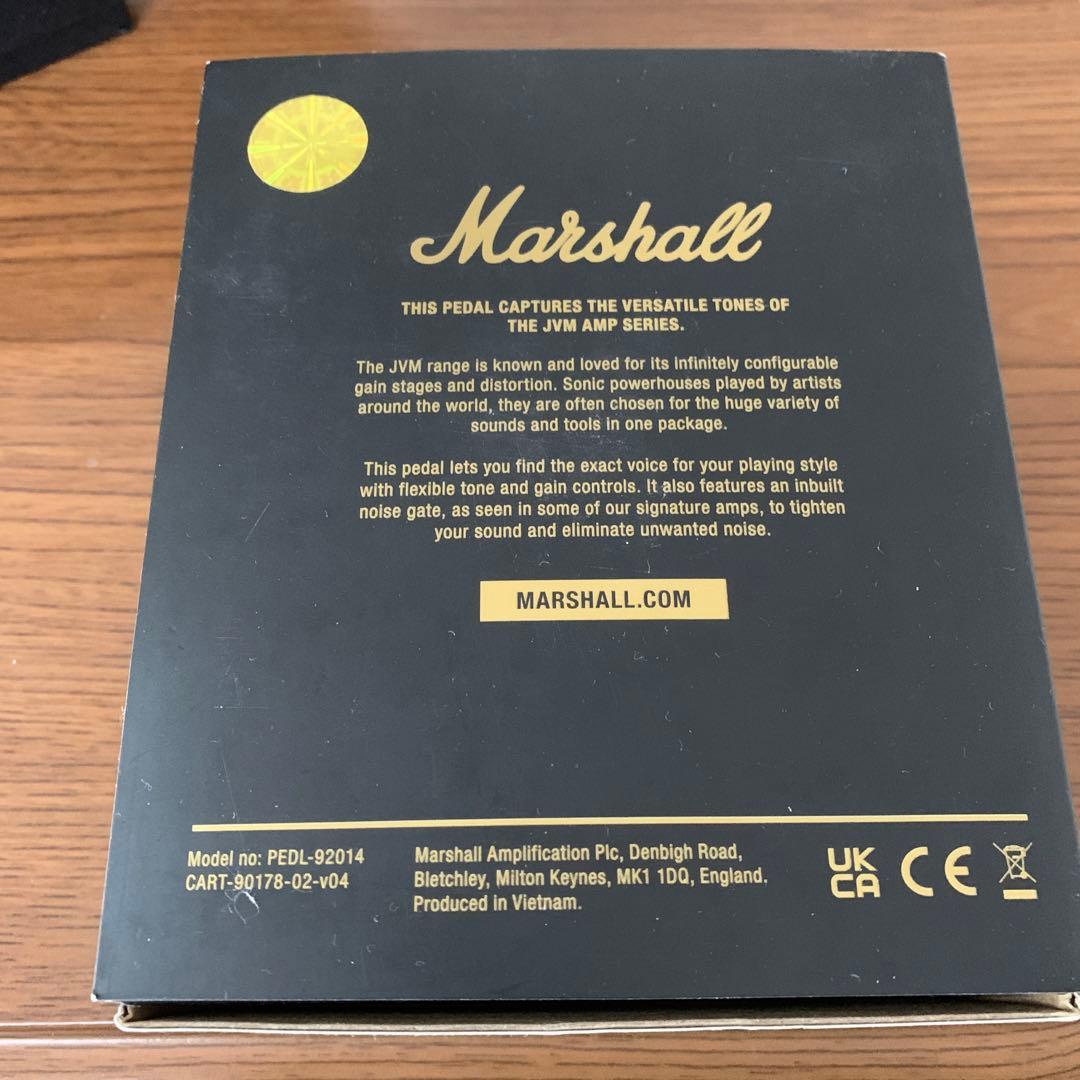 Marshall JVM fx ペダル　歪みエフェクター