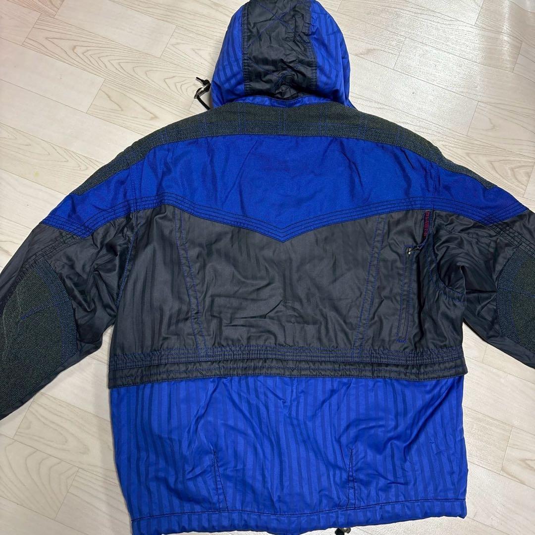 PHENIX スキーウェア 青/黒 フード付き　M 送料無料