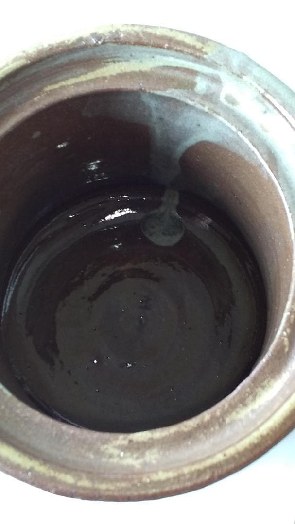 水指 小糸焼 飛騨小糸窯 長倉三朗 作 共箱 栞 茶道具 茶器 逸品 美品 です