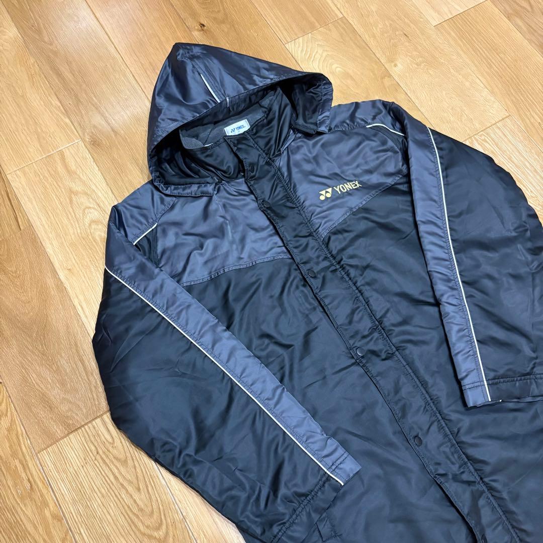 美品　YONEX ヨネックス　テニス　黒　ベンチコート　大きいサイズ　XL