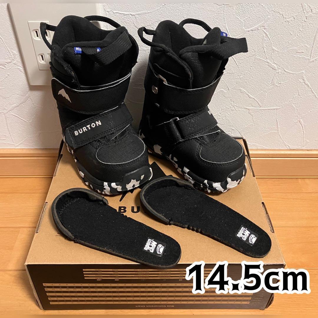 ［美品］BURTON MINI GROMミニグロムスノーボードブーツ14.5cm