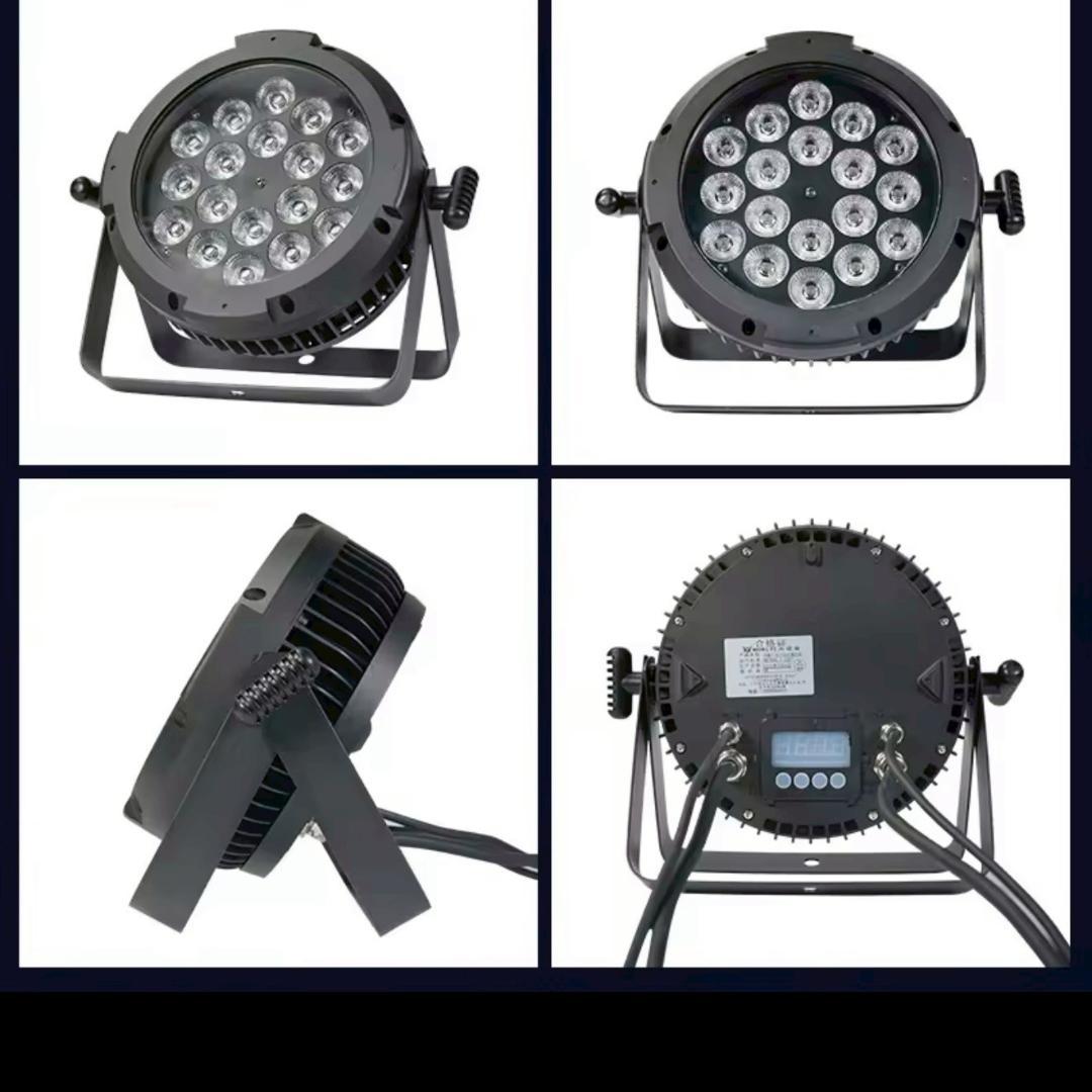 防水LEDパーライト 324w RGB+WA+UV 2台