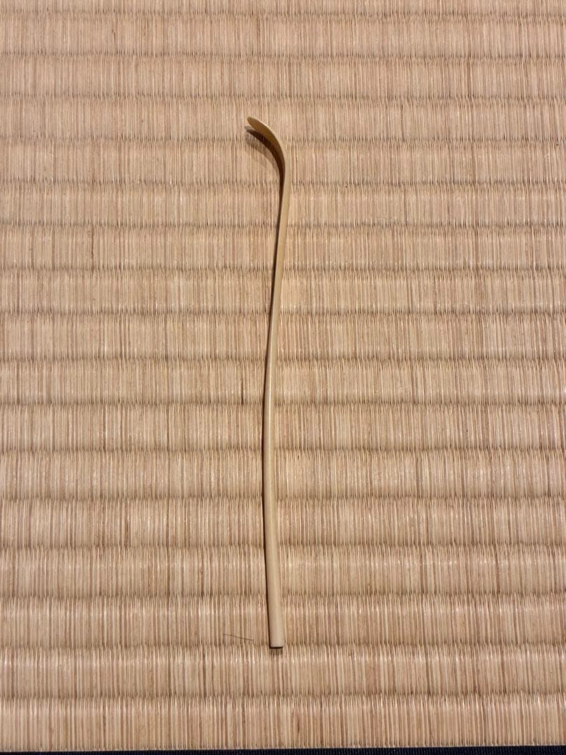 茶道具　節なし（げ）茶杓　16.5cm　時代物