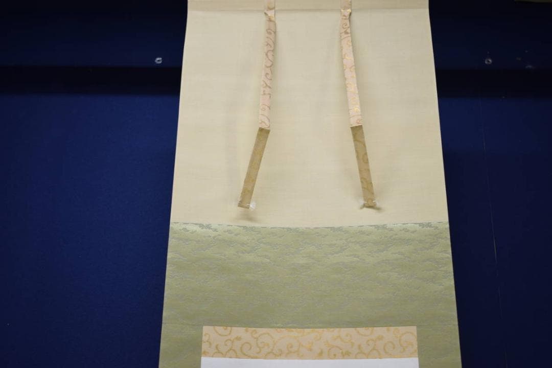 真作/天来道人/雪景渓山図/中山寿山桐識箱付/布袋屋掛軸HJ-230