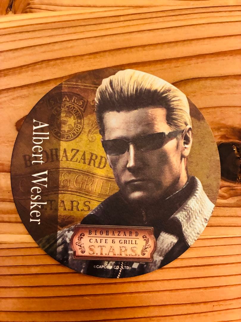 d*2様 ★激レア★ バイオハザード S.T.A.R.S. コースター ステッカ