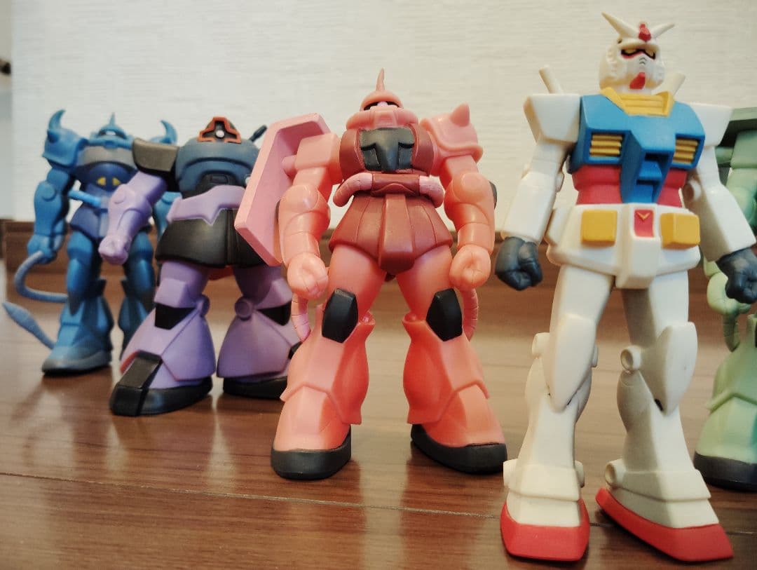 初代　機動戦士ガンダム　フィギアセット　ソフビ（オマケ付き）