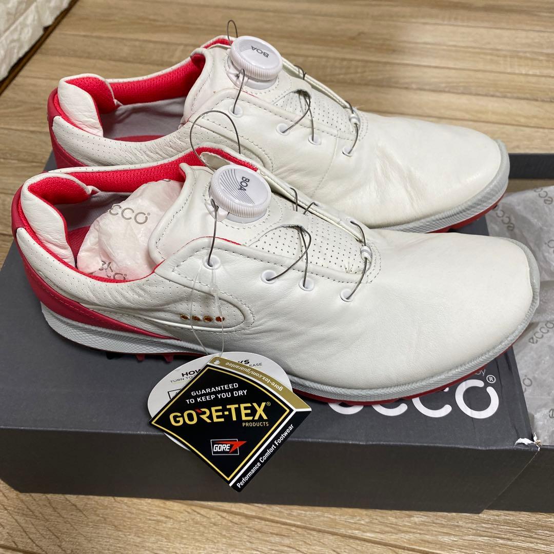 ECCO BIOM G2 ボア スパイク 白/ピンク EU40 25cm 未使用