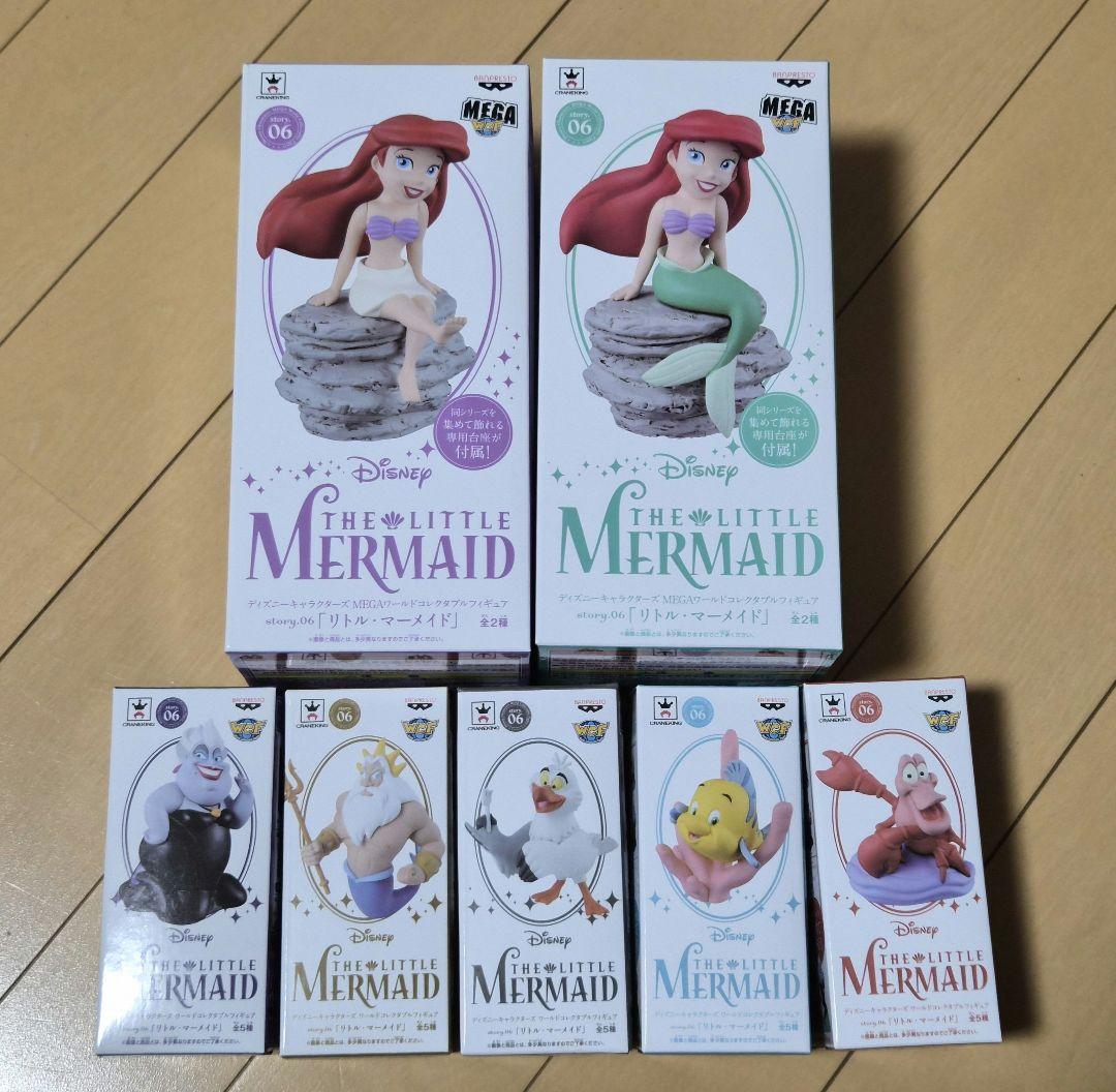 ディズニー WCF MEGA story06 リトル・マーメイド 全7種セット