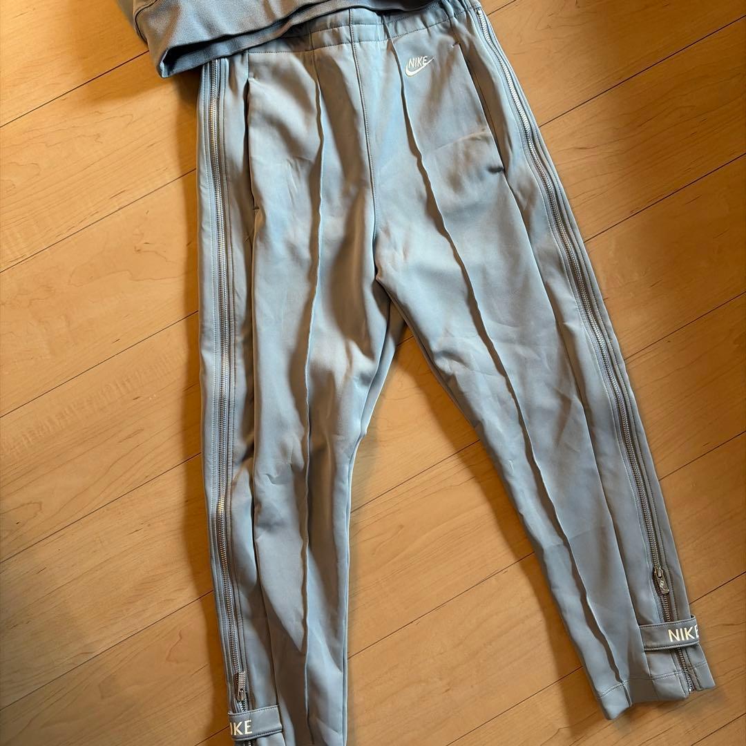 男女兼用Nike ジャージ上下セット グレー ハーフジップフルジップパンツ
