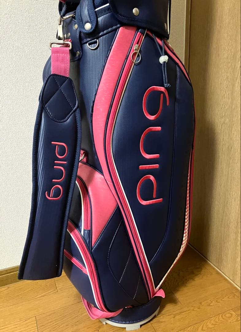⭐️ 良品 PING ピン ゴルフ キャディバッグ ピンク ネイビー