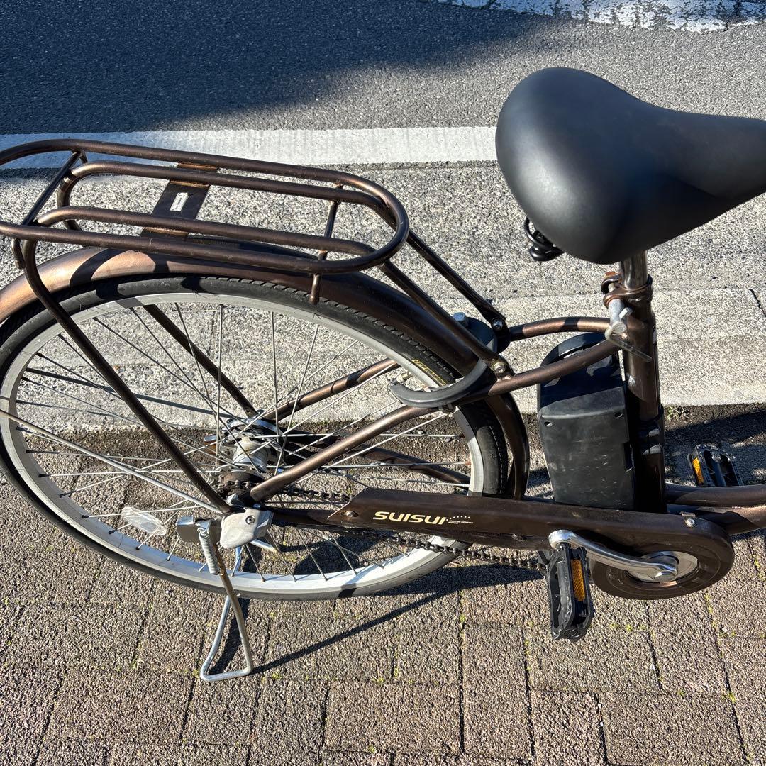 【直接の引き渡し】SUISUI 電動アシスト自転車 ブラウン