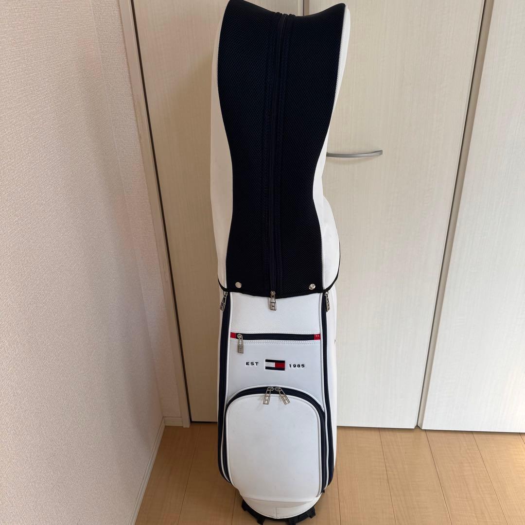   キャディバッグ ホワイト 9.5型