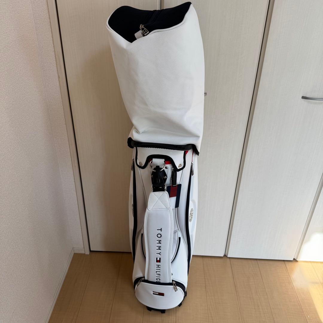   キャディバッグ ホワイト 9.5型